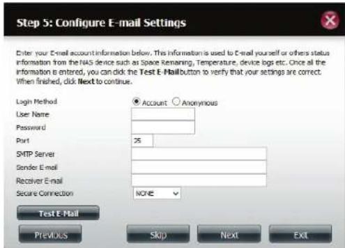 D-LINK DNS-327L - Agencement général de l'interface Web Domicile - 9
