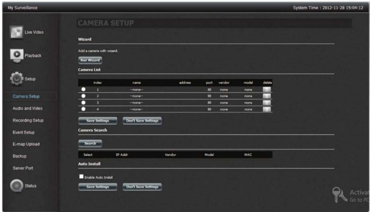 D-LINK DNS-327L - My Surveillance - Configuration - Configuration de la caméra - 1