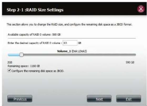 D-LINK DNS-327L - Welcome To Hard Drive Configuration Wizard - 22