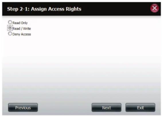 D-LINK DNS-327L - Assistant Ajouter/Modifier des partages réseau - 3