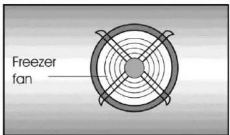 Freezer fan