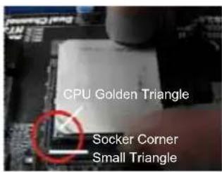 CPU Golden Triangle Socker Corner Small Triangle