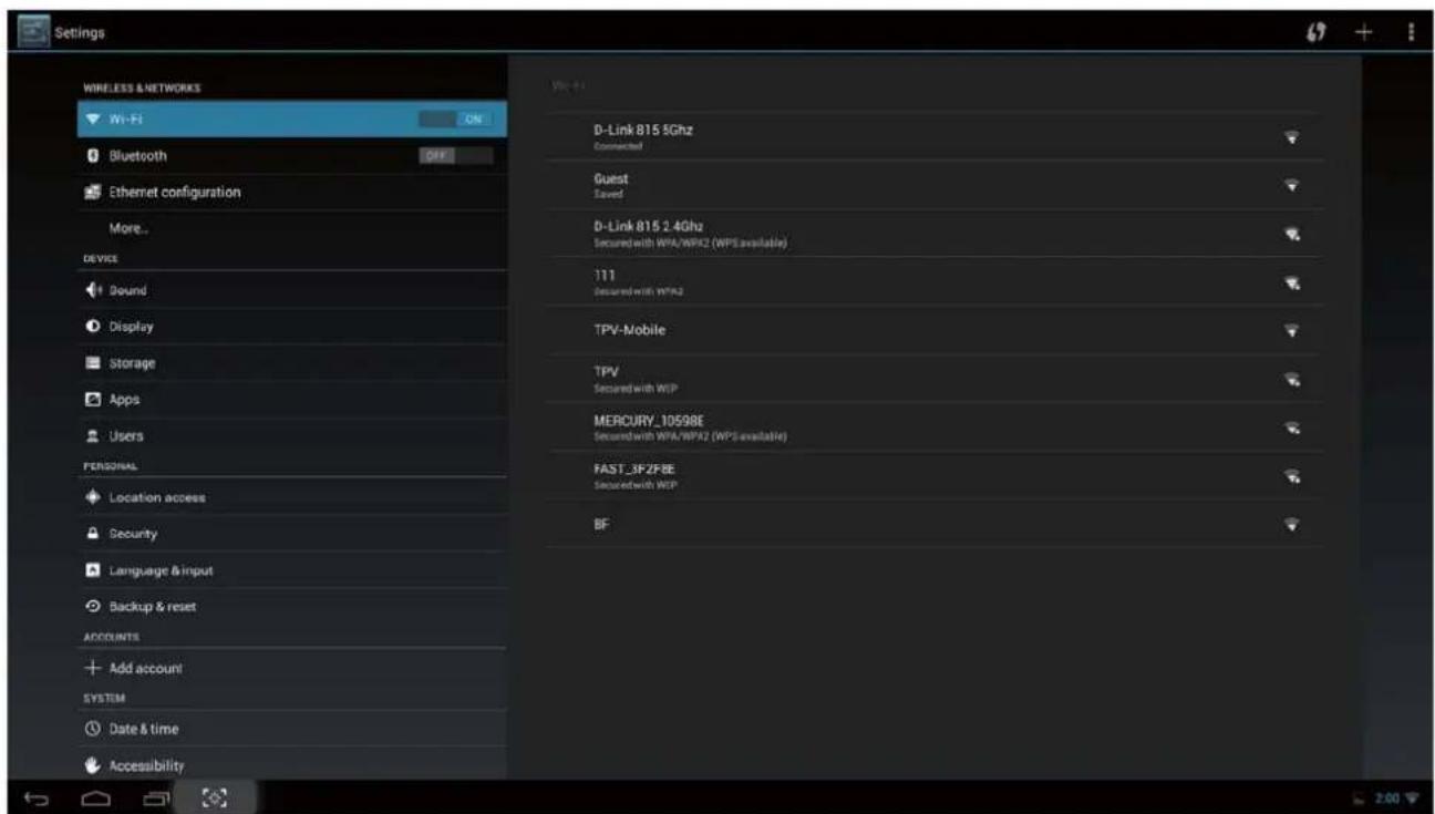 PHILIPS S231C4AFD - 2.4-5 Paramètres du système Android - 2