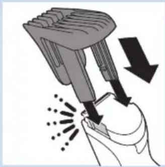 PHILIPS Series 7000 HC7450 - Käyttö ohjauskammalla - 1