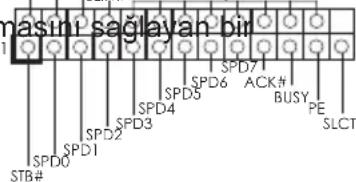 masini saglayan bir SPD0 SPD1 SPD2 SPD3 SPD4 SPD6 SPD7 ACK# BUSY PE SLCT STB#