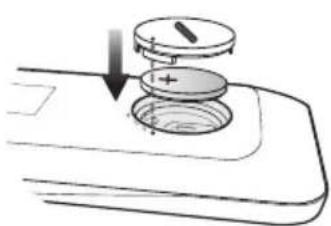 Diagram of a mechanical device with a circular component and a downward arrow indicating force or movement (no text or symbols).