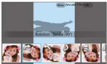Menu Annules Filtered Rotation : Droite (50°)
