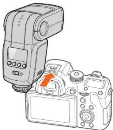 SAMSUNG NX Mini - Fixation du flash externe - 2