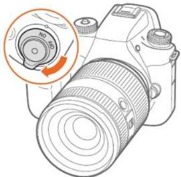 SAMSUNG NX Mini - Mise sous tension de l'appareil photo - 1
