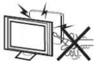 HAIER LE50H6500 - WARNING AND CAUTIONS - 1