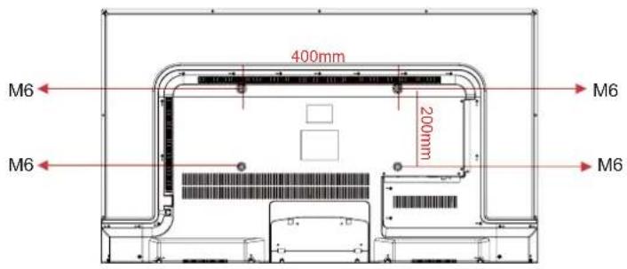 400mm 200mm M6 M6 M6