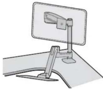 Ergotron WorkFit 45-405-026 - Desk Placement - 2