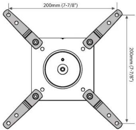 200mm (7-7/8") 200mm (7-7/8")