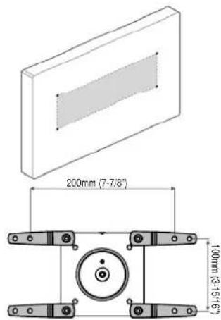 200mm (7-7/8") 100mm (3-15/16)
