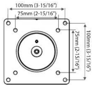 100mm (3-15/16") 75mm (2-15/16") 75mm (2-15/16") 100mm (3-15/16")