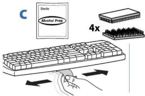 C Sterile Alcohol Prep 4x