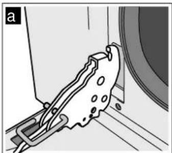 BOSCH HVA531NS0 - Encaixar a porta do aparelho - 1