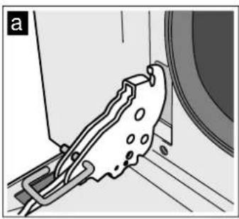 BOSCH HVA531NS0 - Fitting the appliance door - 1