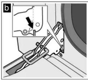BOSCH HVA531NS0 - Fitting the appliance door - 2