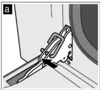 BOSCH HVA531NS0 - Desencaixar a porta do aparelho - 1