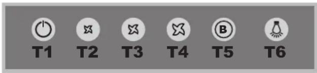 T1 T2 T3 T4 B T5 T6
