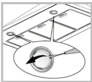 Hotpoint Ariston 7HHP 6 R (AN)/HA - Remplacement des ampoules - 1