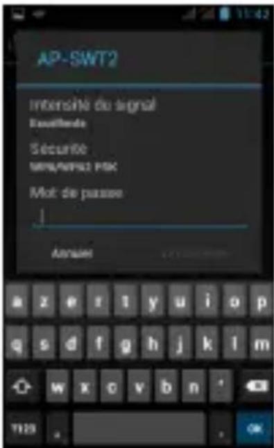 AP-SWT2 Intensité du signal Excellente Securité MINI/ANPEST PSC Mot de passe 1 Annexe