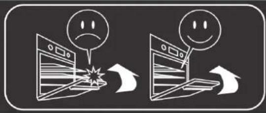 Two identical icons showing a computer monitor with a sad face and a smiling face, each connected to an arrow indicating direction or interaction.