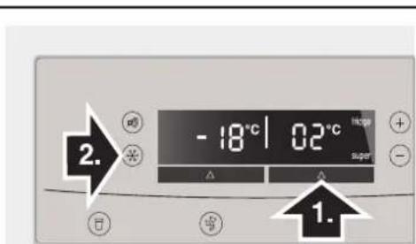 - 18°C | 02°C targe super 2. 1.