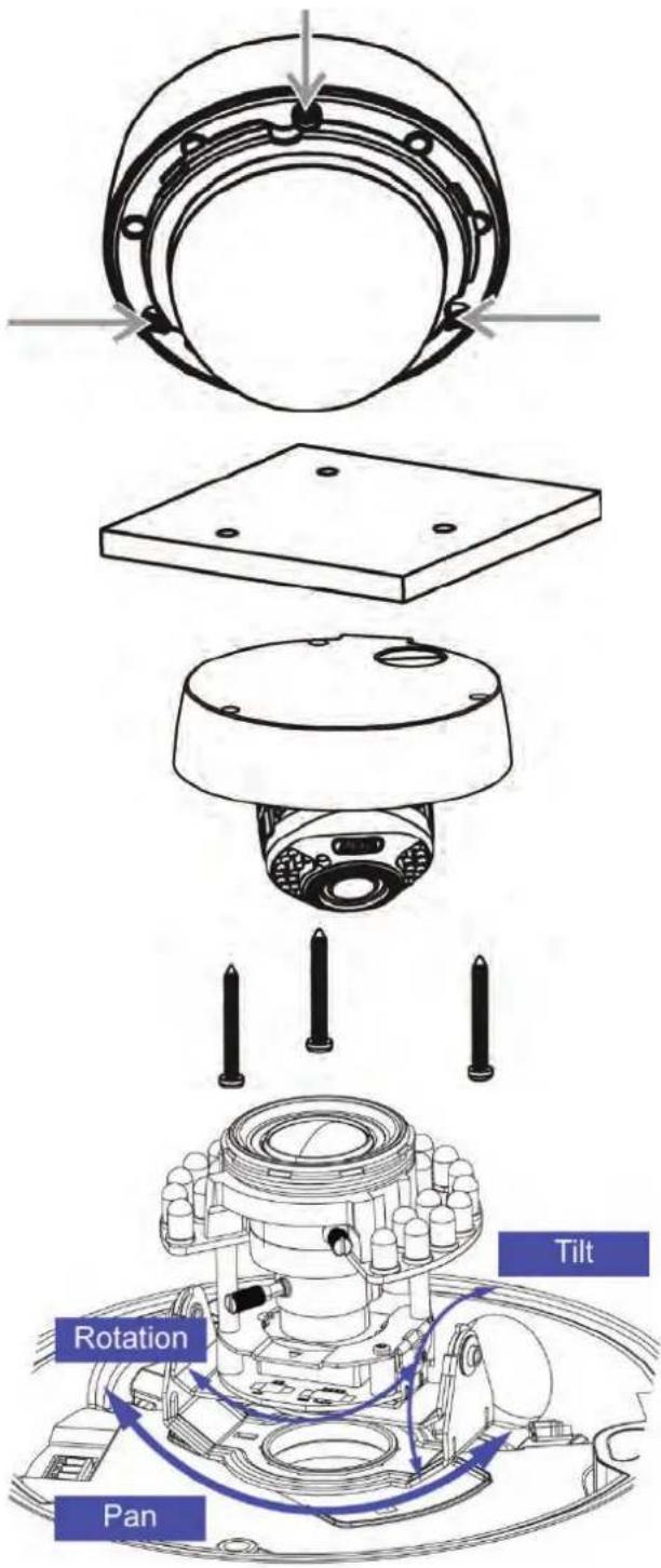 Rotation Pan Tilt