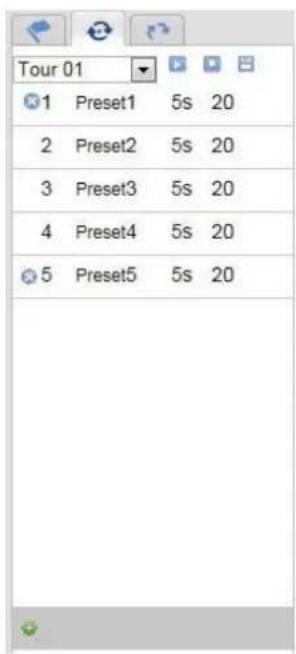 Tour 01 1 Preset1 5s 20 2 Preset2 5s 20 3 Preset3 5s 20 4 Preset4 5s 20 5 Preset5 5s 20