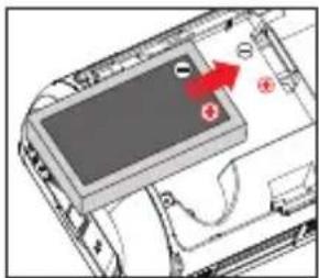 AIPTEK AHD T8 Pro - Loading the battery - 2