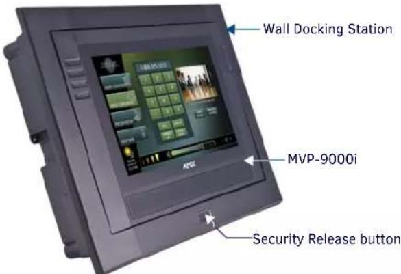 Wall Docking Station MVP-9000i Security Release button