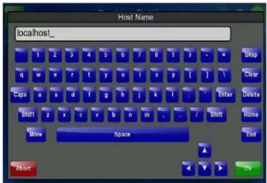 Host Name localhost_ 1 2 3 4 5 6 7 8 9 10 - = Bksp q w e r t y u i o p [ j \ Clear Cups a a d f g h j k l . Enter Delete Shift z x c v b n m . / Shift Home More Space Abert OK