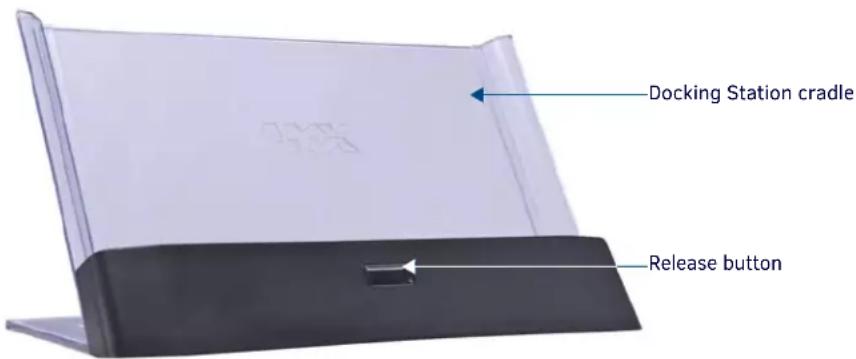 Docking Station cradle Release button