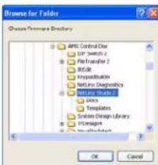 Browse for Folder Choose Fromer's Directory API Control Data EPT Switch 2 Performance EPS6 Kryptonohole Netto Diagnostics SAP500000 DSCs Templates System Design Library Programs Software OK Cancel
