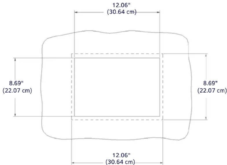 12.06" (30.64 cm) 8.69" (22.07 cm) 12.06" (30.64 cm) 8.69" (22.07 cm)