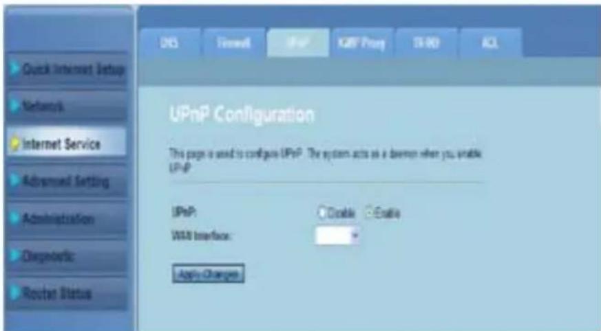 ASUS DSL-N10E - Configurazione delle impostazioni UPnP - 1