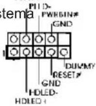 temla P11D- PWRBIN# GND DUMMY RESET# GND HDLED- HDLED+