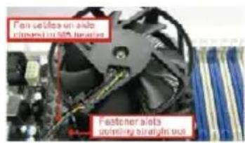 Fan buttons on side connected to 100% motors Fastener slots on multi-way lights out