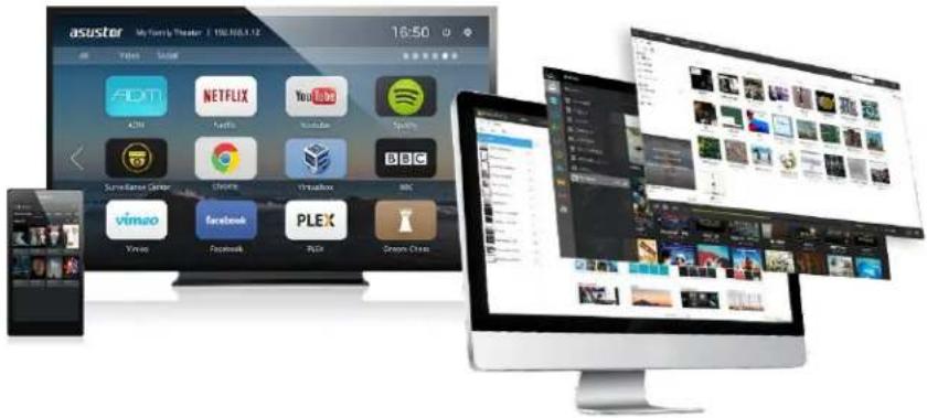 asuster My Music & Theater 196:50.1.12 18:50 ADT 40% NETFLIX YouTube Spotify Satellite Center CHANGE Virtualize ABC vimeo facebook PLEK Stream China
