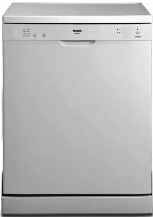 BAUMATIC BFD66W - BFD66SL/ BFD66W 60 cm freestanding dishwasher - 1