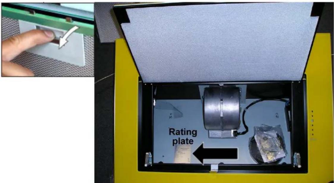 Rating plate