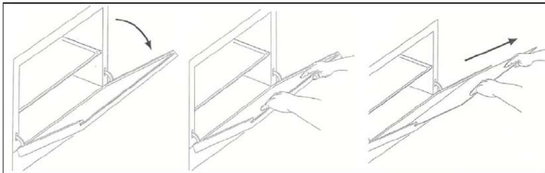 BAUMATIC PCC9220SS - Removing the inner door glass for cleaning - 1
