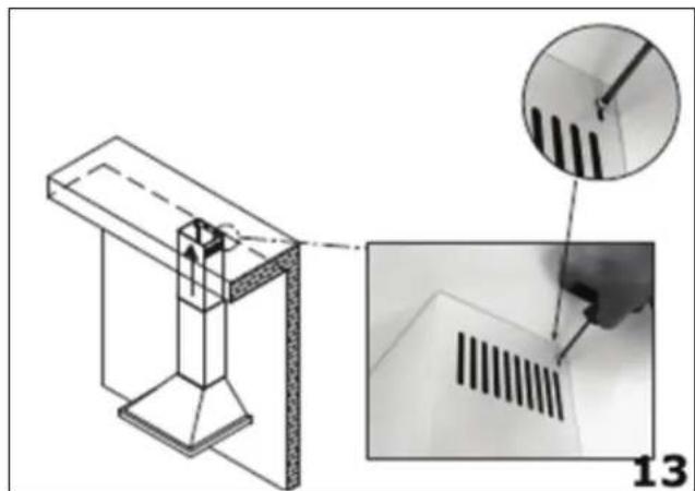 BAUMATIC BTC977SS - Fitting the chimney - 5