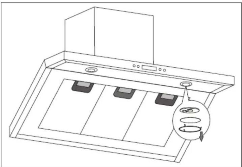 BAUMATIC BTC977SS - Changing a light bulb - 2