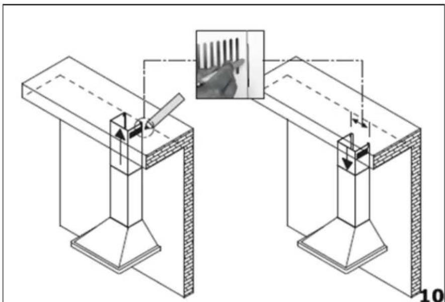 BAUMATIC BTC977SS - Fitting the chimney - 2