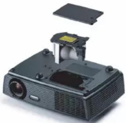 DELL 1210S - Changing the Lamp - 7