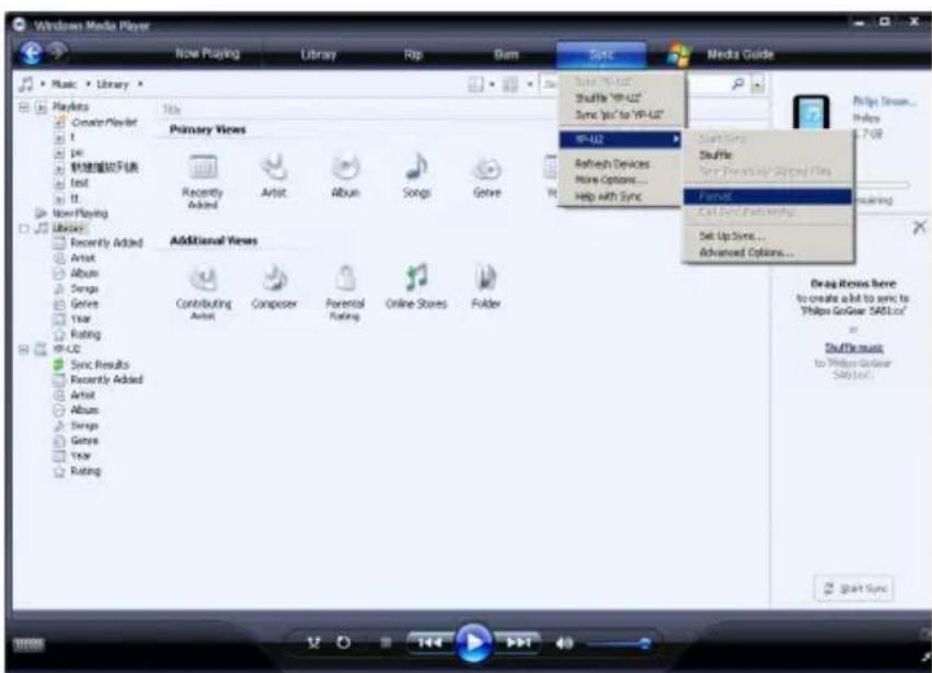 Windows Media Player New Playing Library Pop Dum SIFC Media Guide Playlists Create Playlist I pe 软硬件播放列表 test It Non-Playing Libraries Recently Added Artist Albums Songs Genre Year Rating LC Sync Results Recently Added Artist Albums Songs Genre Year Rating Title Primary Views Recently Added Artist Albums Songs Genre Year Rating Additional Views Contributing Artist Composer Parental Rating Online Stores Folder SIFC Shuffle "YP-LU2" Sync "lat" to "YP-LU2" YP-LU2 Refresh Devices More Options... Help with Sync Start Menu Shuffle New Previously Slipped Bits Format Set Down Settings... Advanced Options... Drag Room here: to create a bit to send to "Philip GoGear SASLoc" Sufficiency to Philip GoGear SASLoc... Start Sync