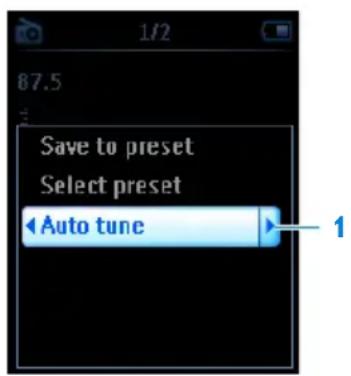 1/2 87.5 Save to preset Select preset Auto tune